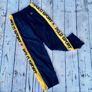 VINTAGE POLO SPORT RALPH LAUREN TRACK PANTS SMALL